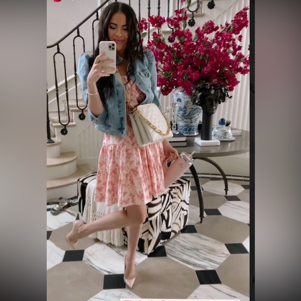 Rachel Parcell pink floral dress